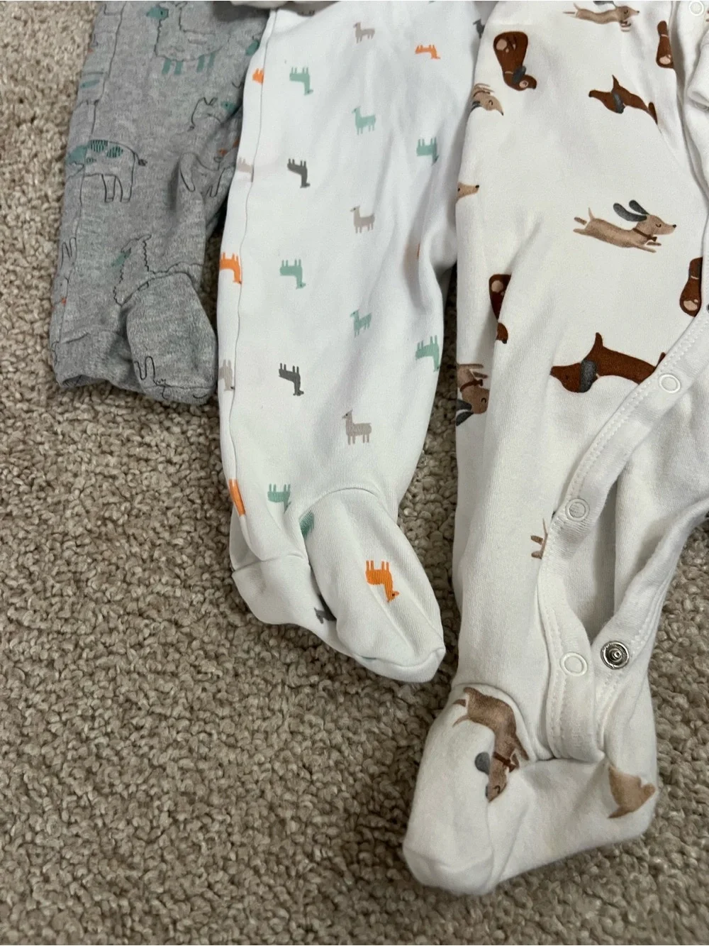 Carter’s & Rabbit + Bear 3-6mo Baby Onesies